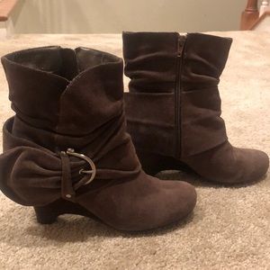 Light brown booties size 6.5